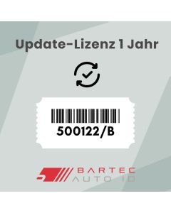 Lizenz für Softwareupdates 1 Jahr TECH300 / 350 / 500 / 600