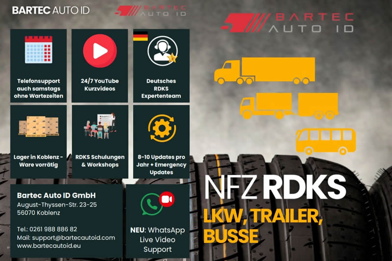 Die LÖSUNG für NFZ, Busse und Trailer