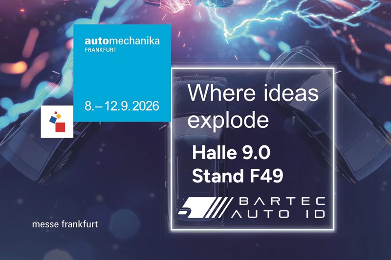 Treffen Sie Bartec Auto ID auf der Automechanika Frankfurt 2026